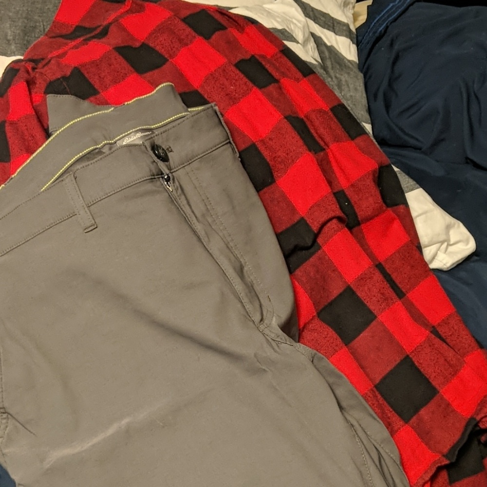 Eddie Bauer 3 pocket pants.
